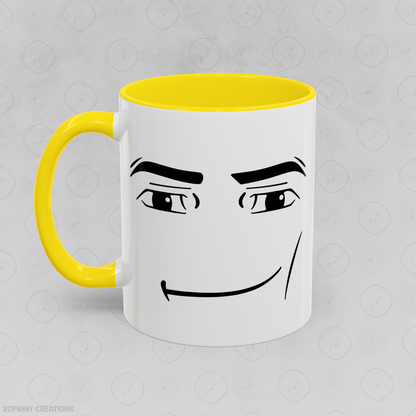 Roblox Man Face Meme Accent Mug - Funny Gift for Gamers