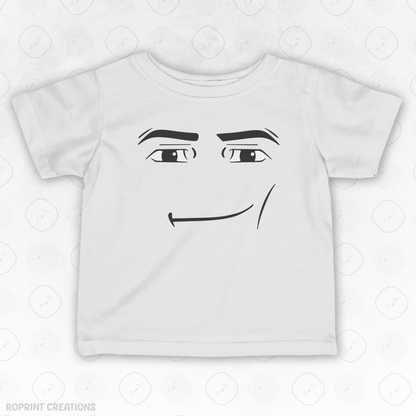 Keep your little one stylish and playful with this adorable Roblox Man Face Meme Infant T-Shirt! Made with soft, gentle fabric, it’s perfect for everyday wear and makes the best gift for Roblox fans.