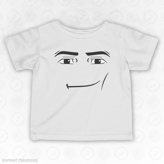 Keep your little one stylish and playful with this adorable Roblox Man Face Meme Infant T-Shirt! Made with soft, gentle fabric, it’s perfect for everyday wear and makes the best gift for Roblox fans.