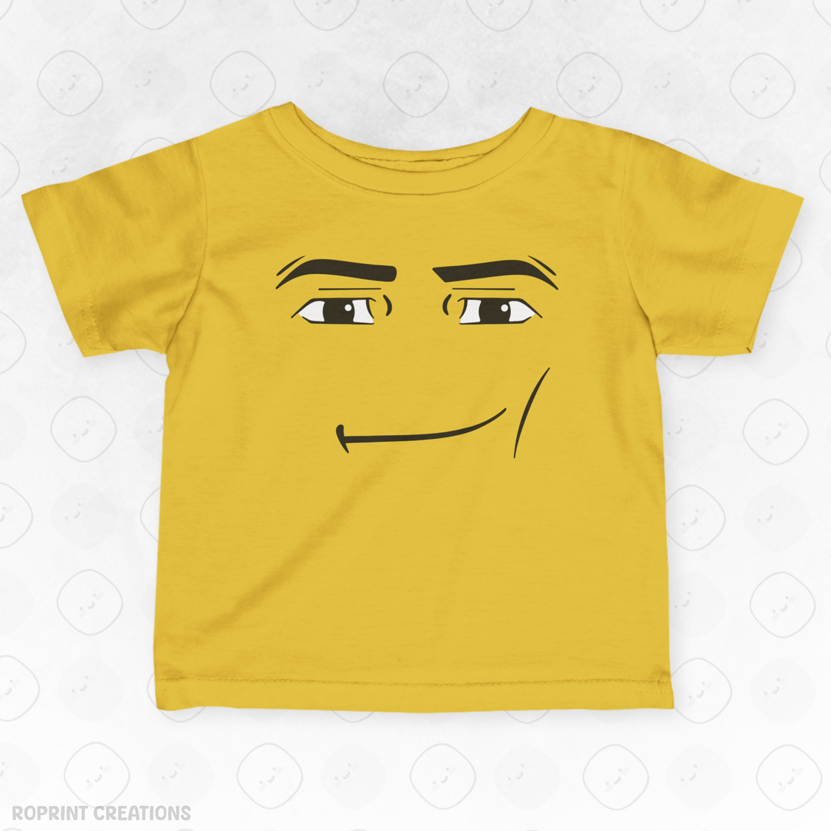 Keep your little one stylish and playful with this adorable Roblox Man Face Meme Infant T-Shirt! Made with soft, gentle fabric, it’s perfect for everyday wear and makes the best gift for Roblox fans.