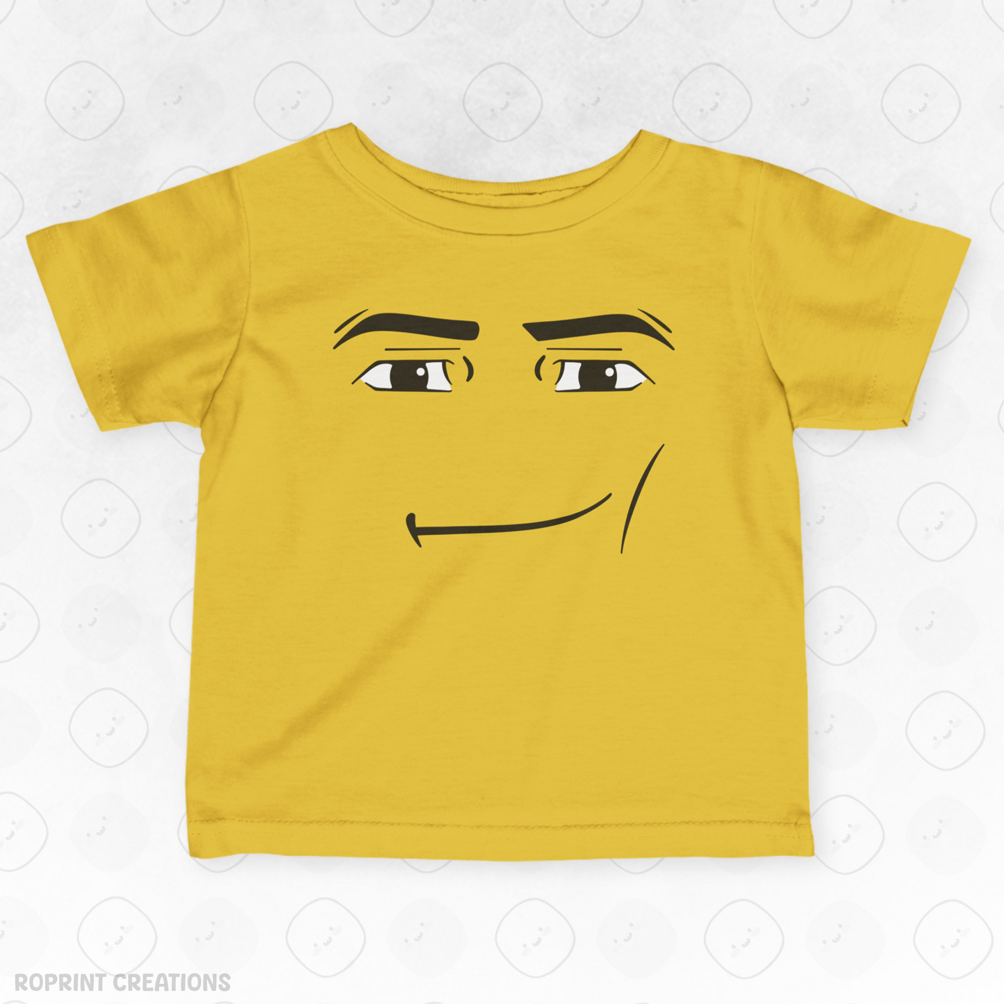 Keep your little one stylish and playful with this adorable Roblox Man Face Meme Infant T-Shirt! Made with soft, gentle fabric, it’s perfect for everyday wear and makes the best gift for Roblox fans.