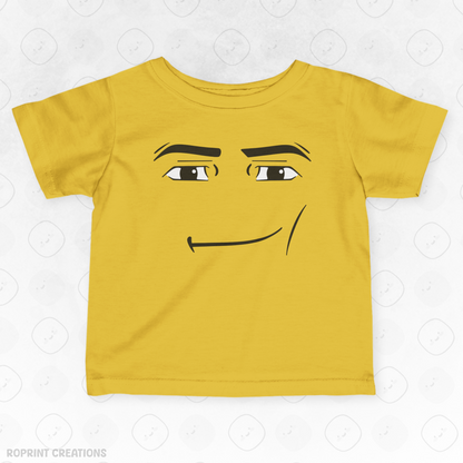 Keep your little one stylish and playful with this adorable Roblox Man Face Meme Infant T-Shirt! Made with soft, gentle fabric, it’s perfect for everyday wear and makes the best gift for Roblox fans.