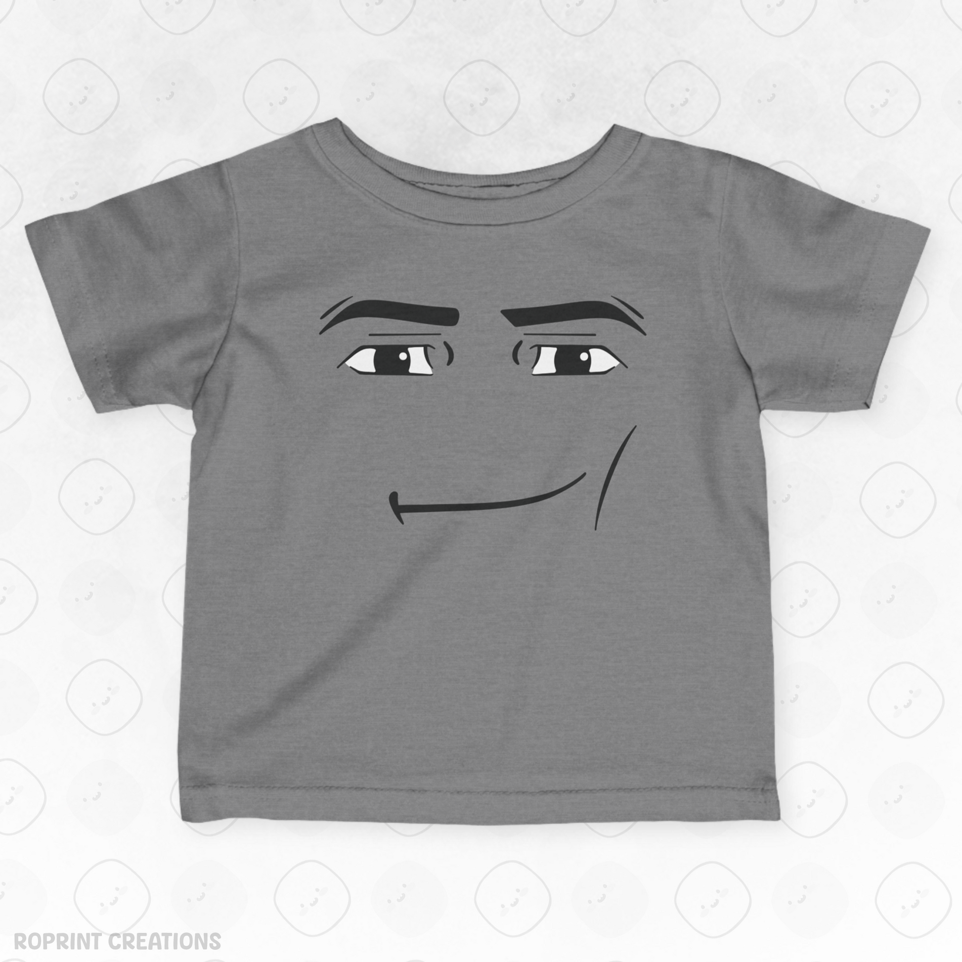 Keep your little one stylish and playful with this adorable Roblox Man Face Meme Infant T-Shirt! Made with soft, gentle fabric, it’s perfect for everyday wear and makes the best gift for Roblox fans.