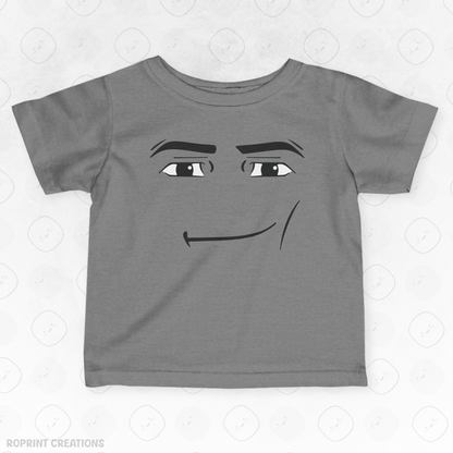 Keep your little one stylish and playful with this adorable Roblox Man Face Meme Infant T-Shirt! Made with soft, gentle fabric, it’s perfect for everyday wear and makes the best gift for Roblox fans.
