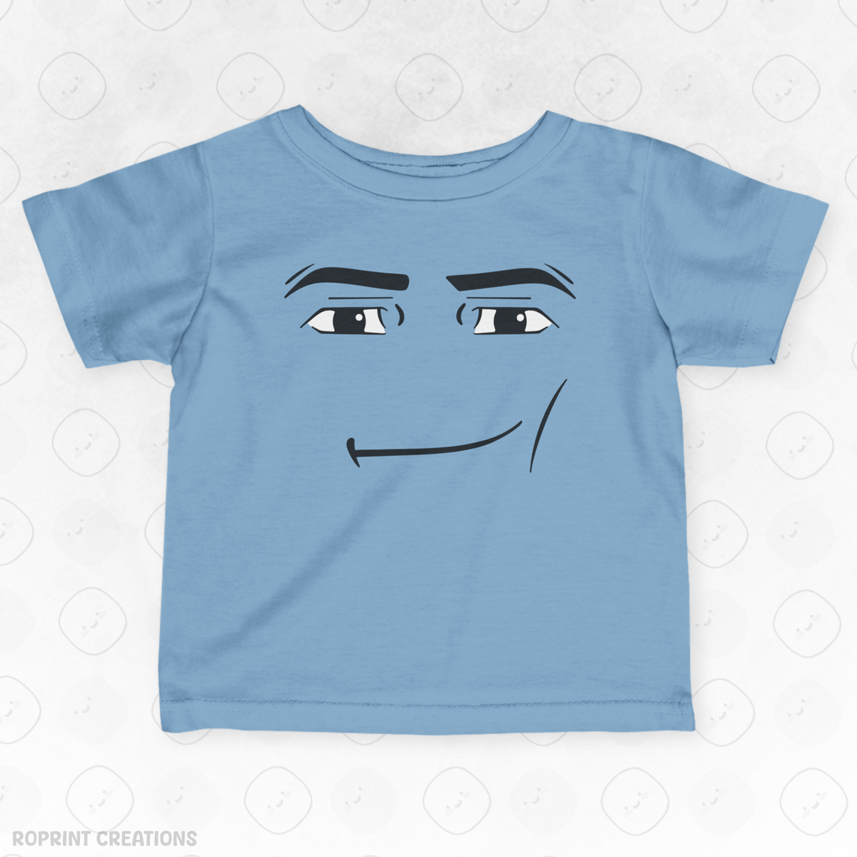 Keep your little one stylish and playful with this adorable Roblox Man Face Meme Infant T-Shirt! Made with soft, gentle fabric, it’s perfect for everyday wear and makes the best gift for Roblox fans.