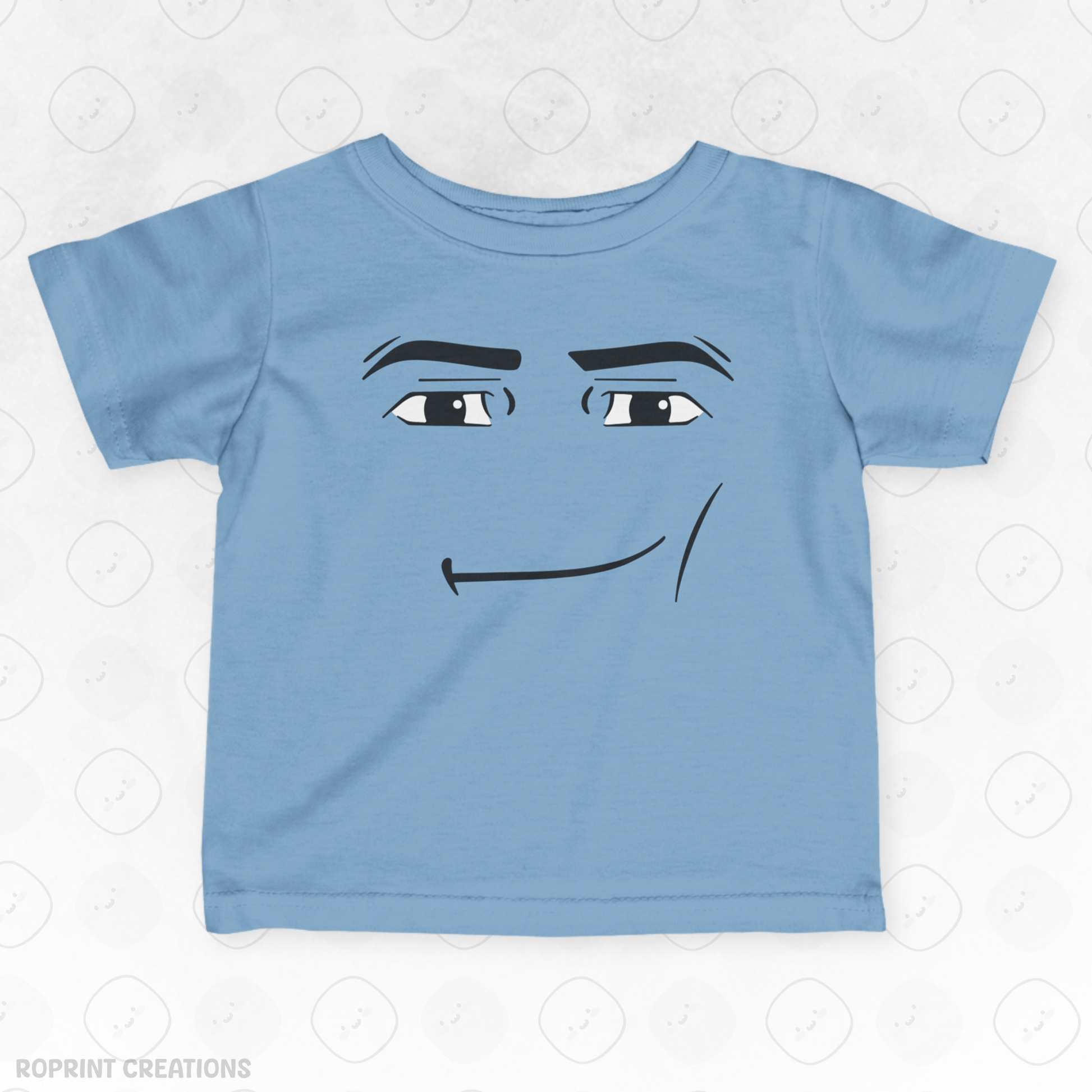 Keep your little one stylish and playful with this adorable Roblox Man Face Meme Infant T-Shirt! Made with soft, gentle fabric, it’s perfect for everyday wear and makes the best gift for Roblox fans.