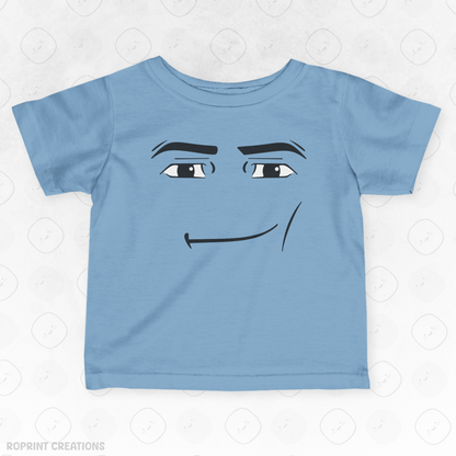 Keep your little one stylish and playful with this adorable Roblox Man Face Meme Infant T-Shirt! Made with soft, gentle fabric, it’s perfect for everyday wear and makes the best gift for Roblox fans.