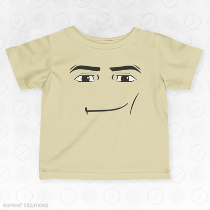 Keep your little one stylish and playful with this adorable Roblox Man Face Meme Infant T-Shirt! Made with soft, gentle fabric, it’s perfect for everyday wear and makes the best gift for Roblox fans.
