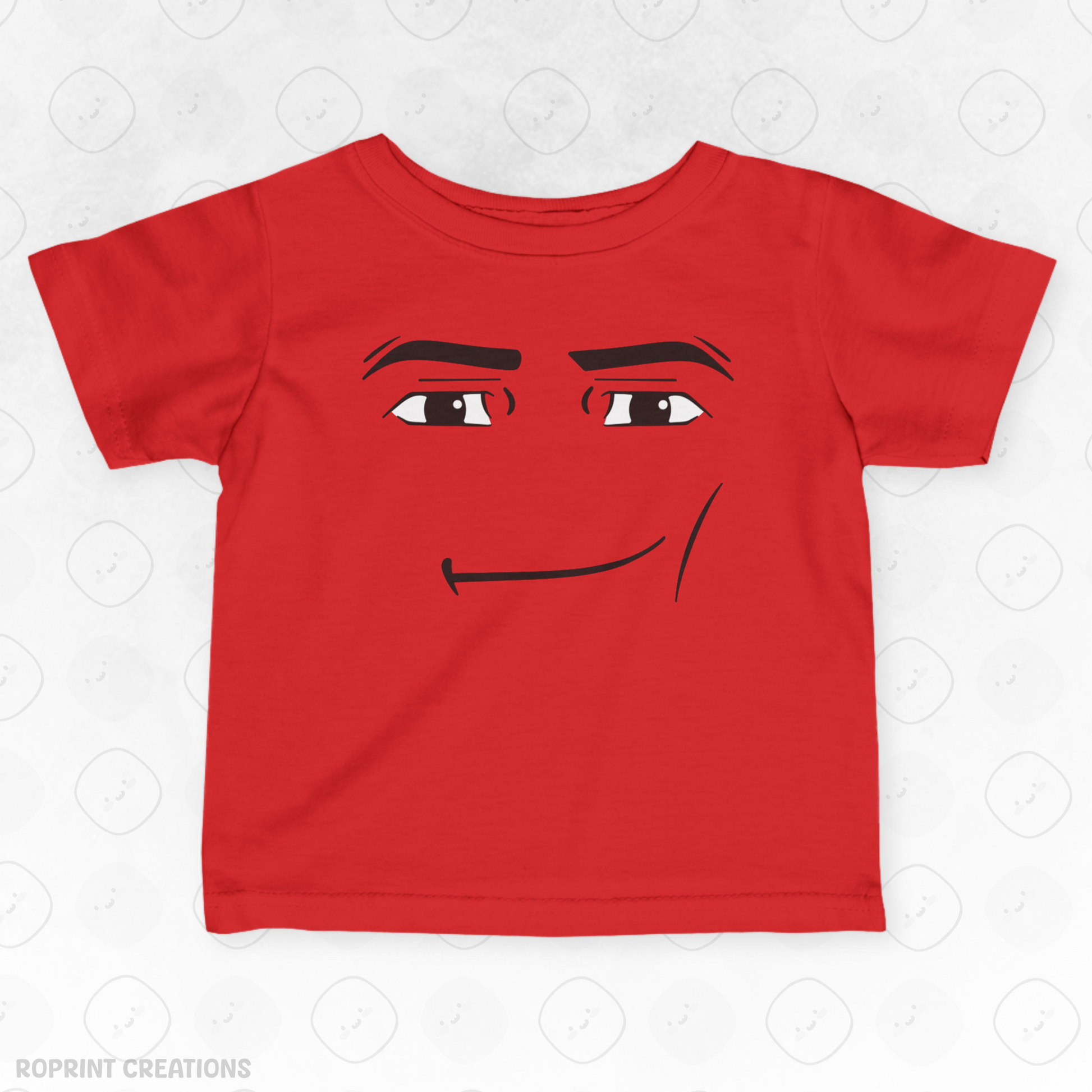 Keep your little one stylish and playful with this adorable Roblox Man Face Meme Infant T-Shirt! Made with soft, gentle fabric, it’s perfect for everyday wear and makes the best gift for Roblox fans.