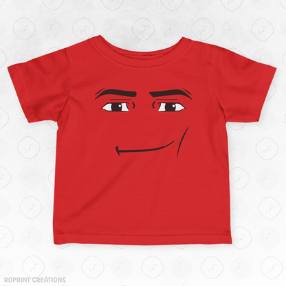 Keep your little one stylish and playful with this adorable Roblox Man Face Meme Infant T-Shirt! Made with soft, gentle fabric, it’s perfect for everyday wear and makes the best gift for Roblox fans.