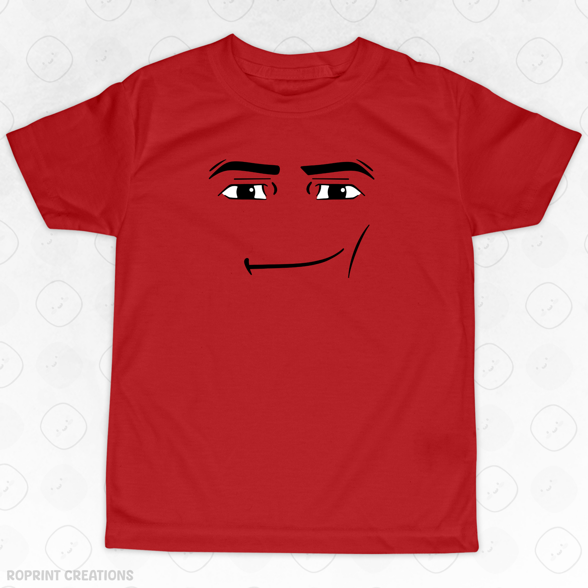 Let your child show off their Roblox style with this funny Man Face Meme Youth T-Shirt! Made from soft, comfortable fabric, it’s perfect for everyday wear, gaming sessions, and makes the best gift for Roblox fans.