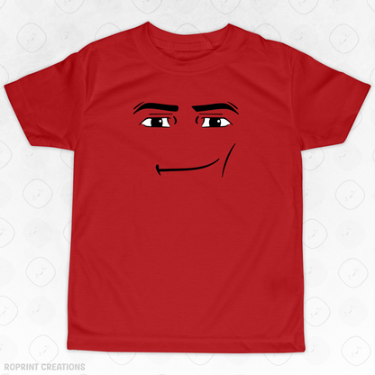 Let your child show off their Roblox style with this funny Man Face Meme Youth T-Shirt! Made from soft, comfortable fabric, it’s perfect for everyday wear, gaming sessions, and makes the best gift for Roblox fans.