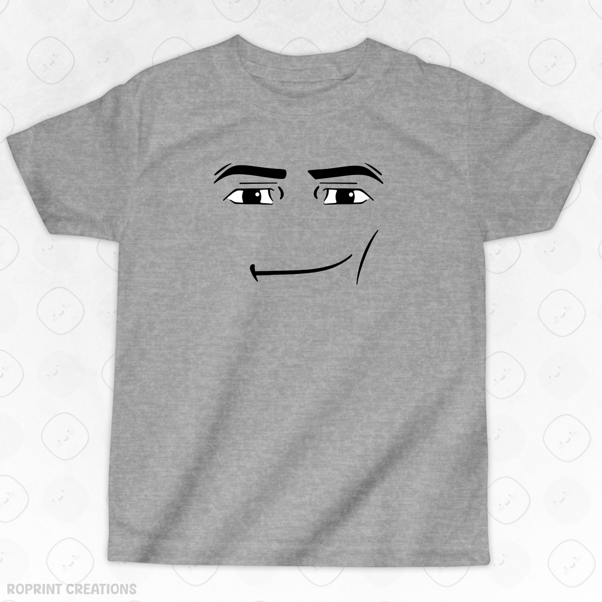 Let your child show off their Roblox style with this funny Man Face Meme Youth T-Shirt! Made from soft, comfortable fabric, it’s perfect for everyday wear, gaming sessions, and makes the best gift for Roblox fans.