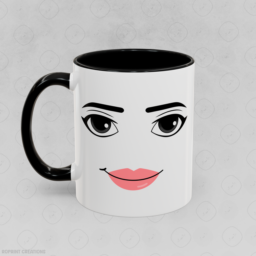 Roblox Woman Face Meme Accent Mug - Funny Gift for Gamers