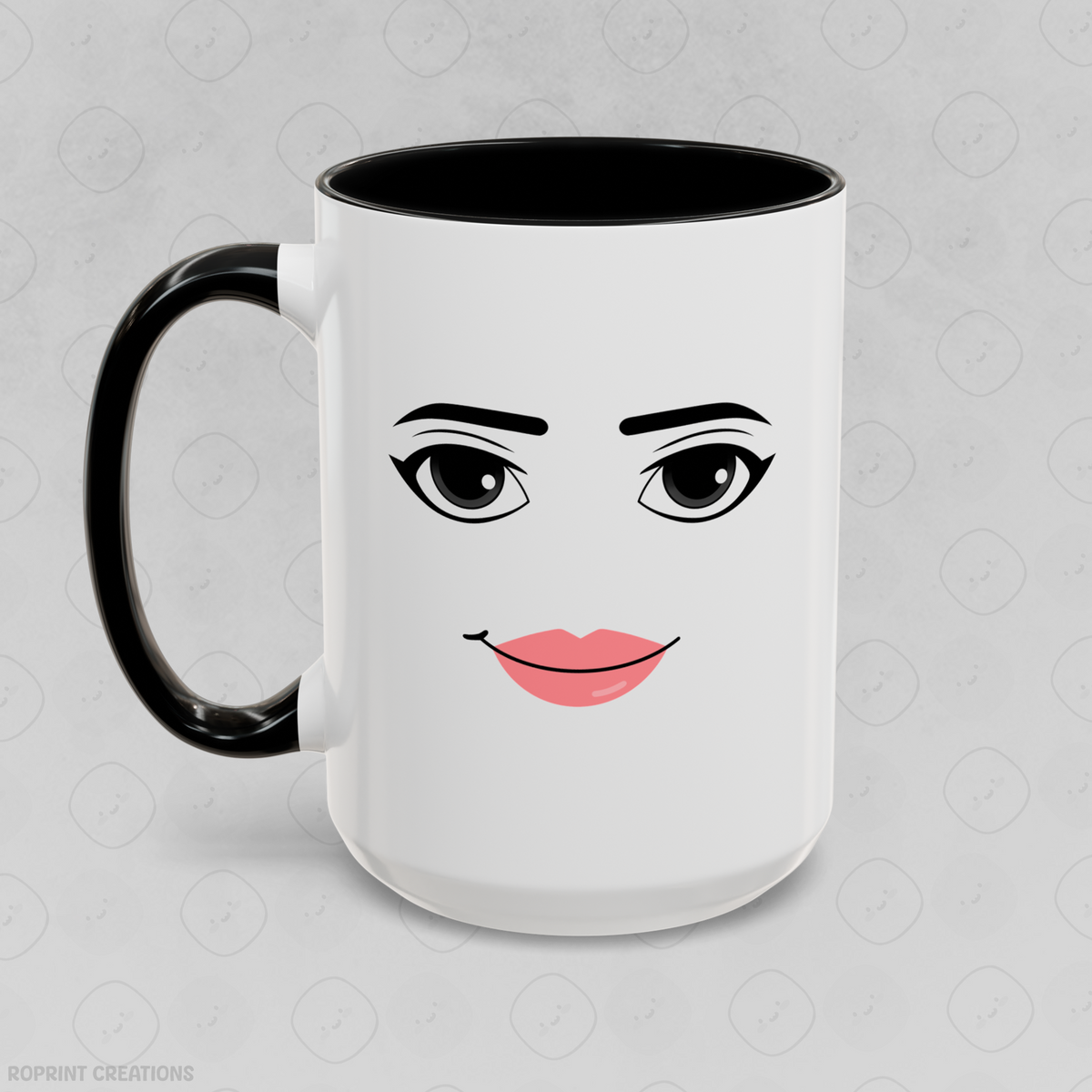 Roblox Woman Face Meme Accent Mug - Funny Gift for Gamers