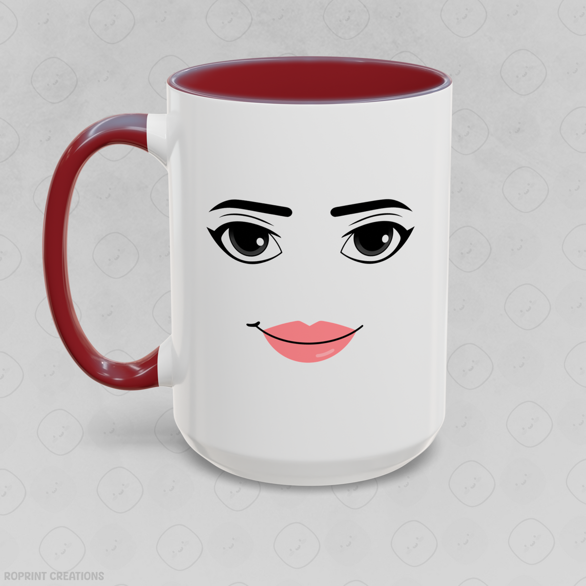 Roblox Woman Face Meme Accent Mug - Funny Gift for Gamers