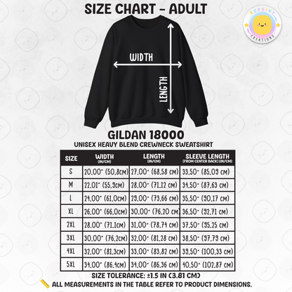God Says I Am, Bluey - Adult Unisex Crewneck Sweatshirt