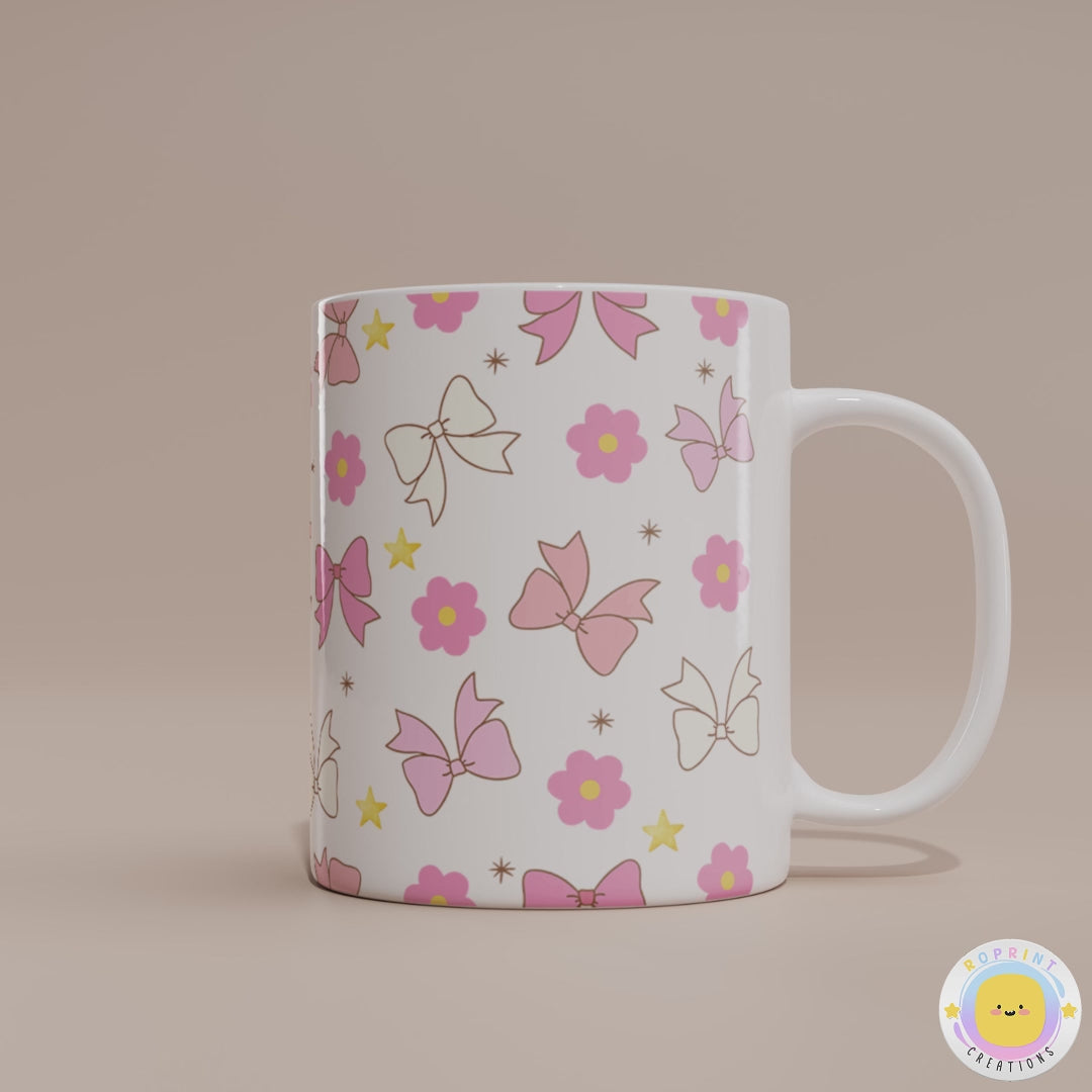 Make every sip feel magical with our Whimsical Coquette Mug! Featuring sweet pink bows, charming flowers, and twinkling yellow stars, this cute coffee mug brings a dreamy, girly touch to any morning routine. Perfect as a gift for kids, tweens, or anyone who loves the coquette aesthetic!