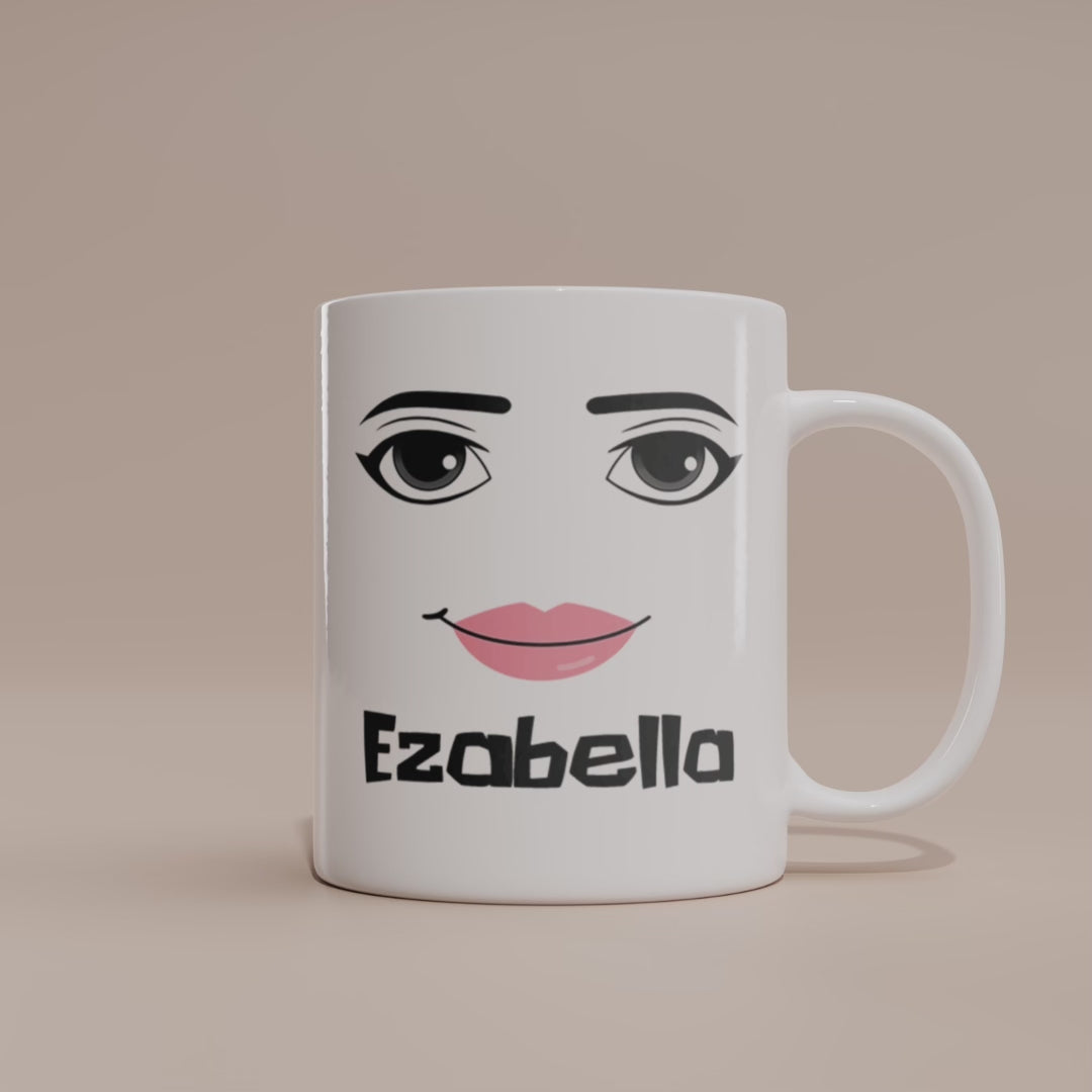 Sip in style with this Personalized Roblox Woman Face Mug! Featuring the iconic woman face design, it's a fun and unique gift for any Roblox fan—perfect for daily use or display.